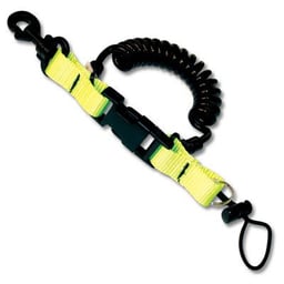 Snappy Coil with Swivel Clip - Yellow Thumbnail}