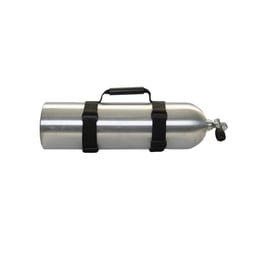 Scuba Tank Handle Horizontal - Black. Tank NOT Included Thumbnail}