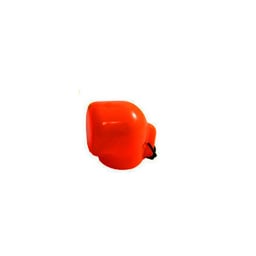 DIN Vinyl Valve Cap for Scuba Tanks - Divers Direct Red w/Logo Thumbnail}