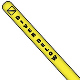 Scuba Safety Tube 72" - Yellow Thumbnail}