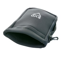 EVO Neoprene Scuba Mask Pouch Fave Up View - Black Thumbnail}