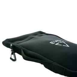 EVO Neoprene Scuba Mask Pouch Angle View - Black Thumbnail}