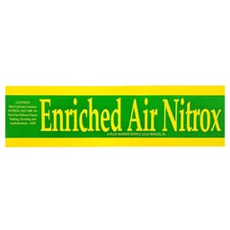 Nitrox Sticker for Scuba Tanks Thumbnail}