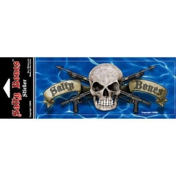 Salty Bones Blue Water Crossed Spearguns Decal Thumbnail}