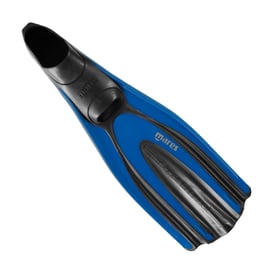 Mares Superchannel Full Foot Scuba Fins Top - Blue Thumbnail}