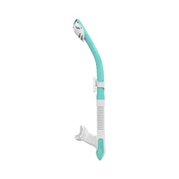 Mares Ergo Dry Snorkel with Exhaust Valve - white and aqua Thumbnail}