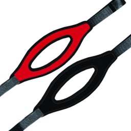 Split Mask Strap - Red/Black Thumbnail}
