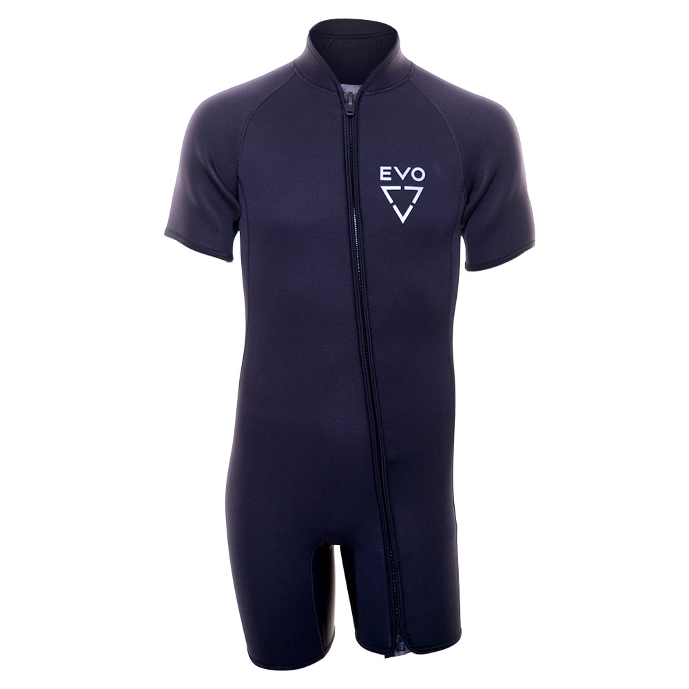 EVO 3mm Shorty Wetsuit, Front Zip (Unisex)