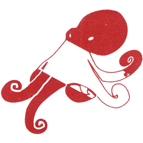 Octopus Dive Flag Sticker