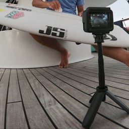 GoPro® Shorty 3-in-1 Mini Grip, Extension Pole, and Tripod Mount Tripod Lifestyle Thumbnail}