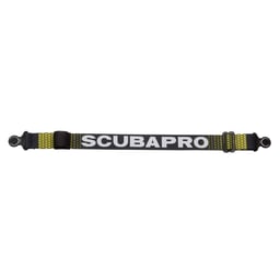 ScubaPro Comfort Mask Strap with Snorkel Keeper - Black/Yellow Thumbnail}