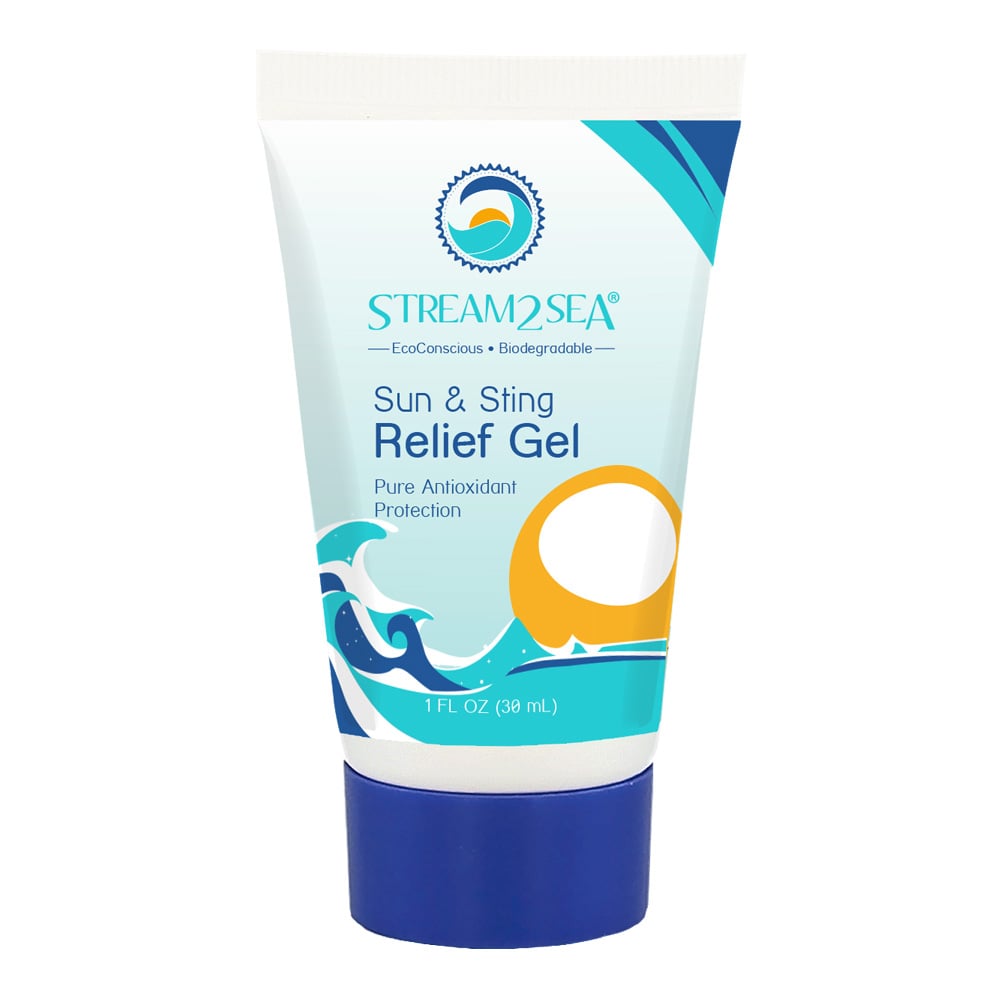 Stream2Sea Sun & Sting Relief Gel, 1oz Travel Size