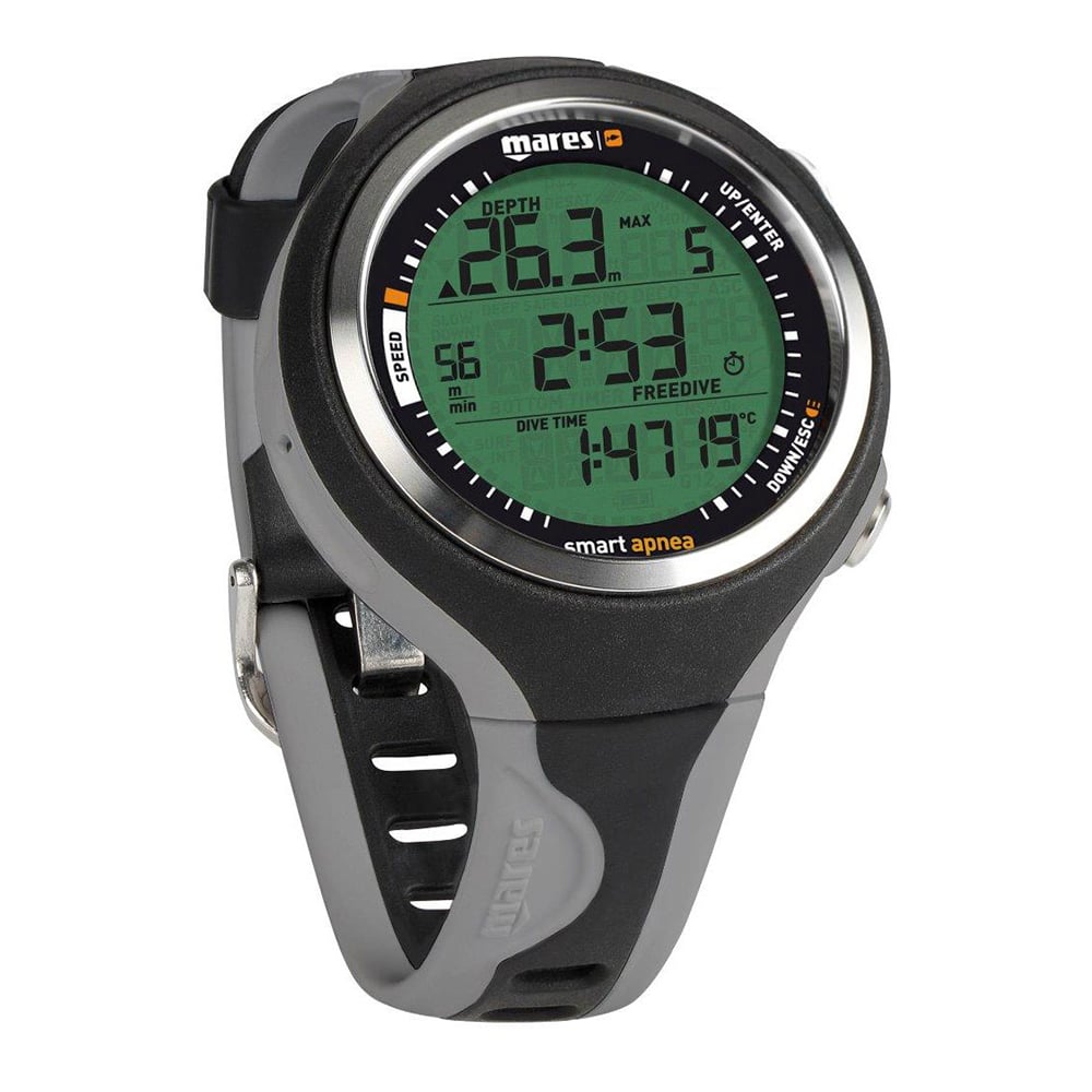 Mares Smart Apnea Wrist Dive Computer - Black/Grey