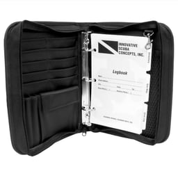 3-Ring Dive Log Binder with Inserts Inside - Fish School Thumbnail}