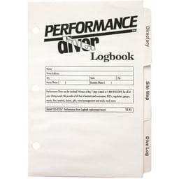 3-Ring Tabbed Dive Log Inserts Thumbnail}