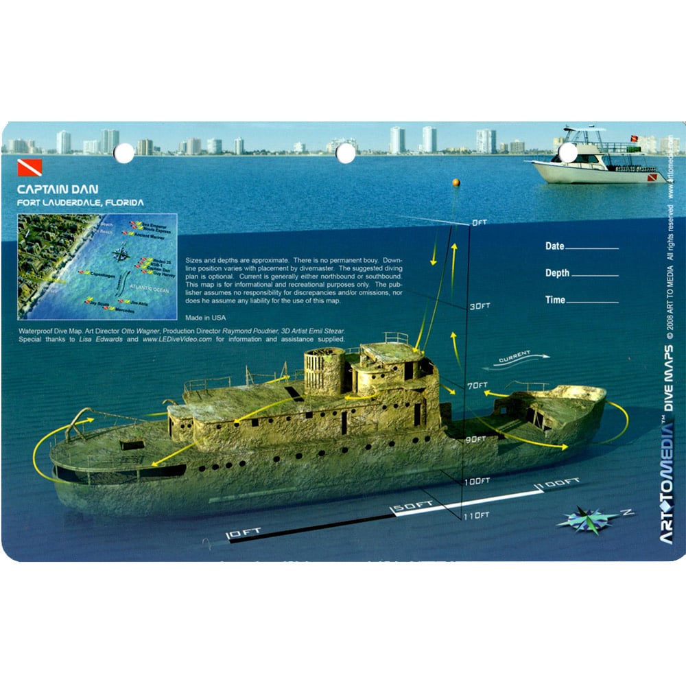 Captain Dan 3D Dive Card