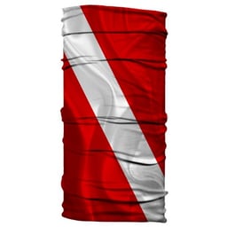 Born of Water Neck Gaiter - Diver Down Flag Thumbnail}