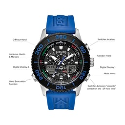 Citizen Promaster Sailhawk Watch Infographic Thumbnail}