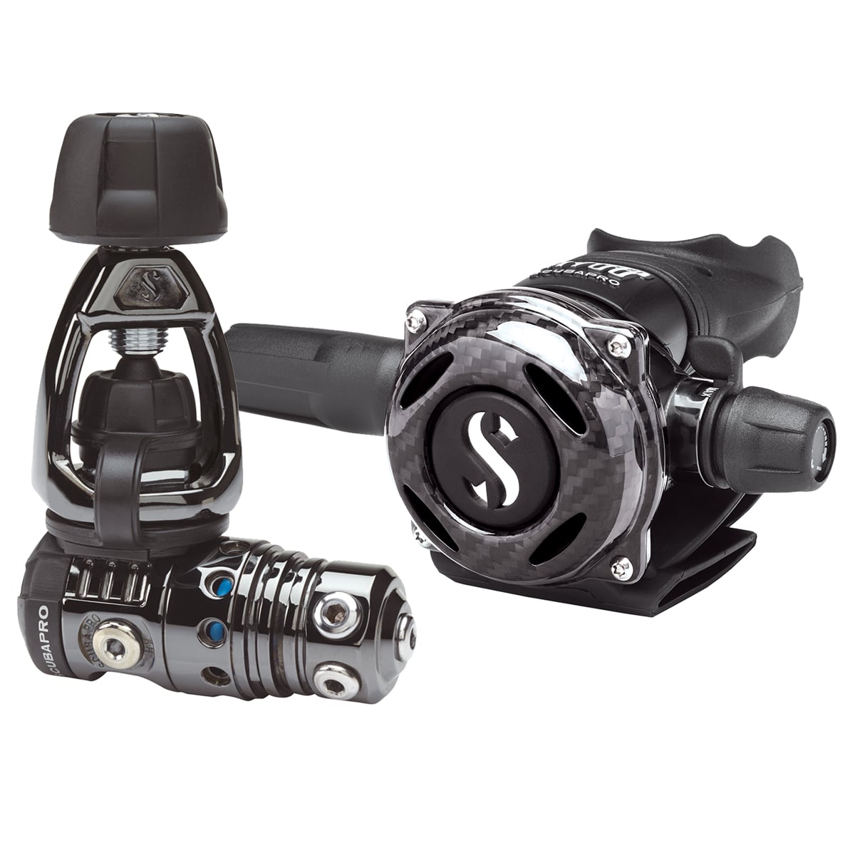 ScubaPro MK25 EVO/A700 Carbon Black Tech Regulator (Yoke)
