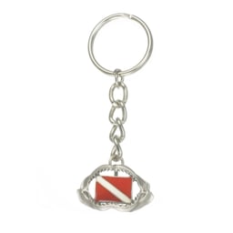 Big Blue Shark Jaw Keychain Thumbnail}