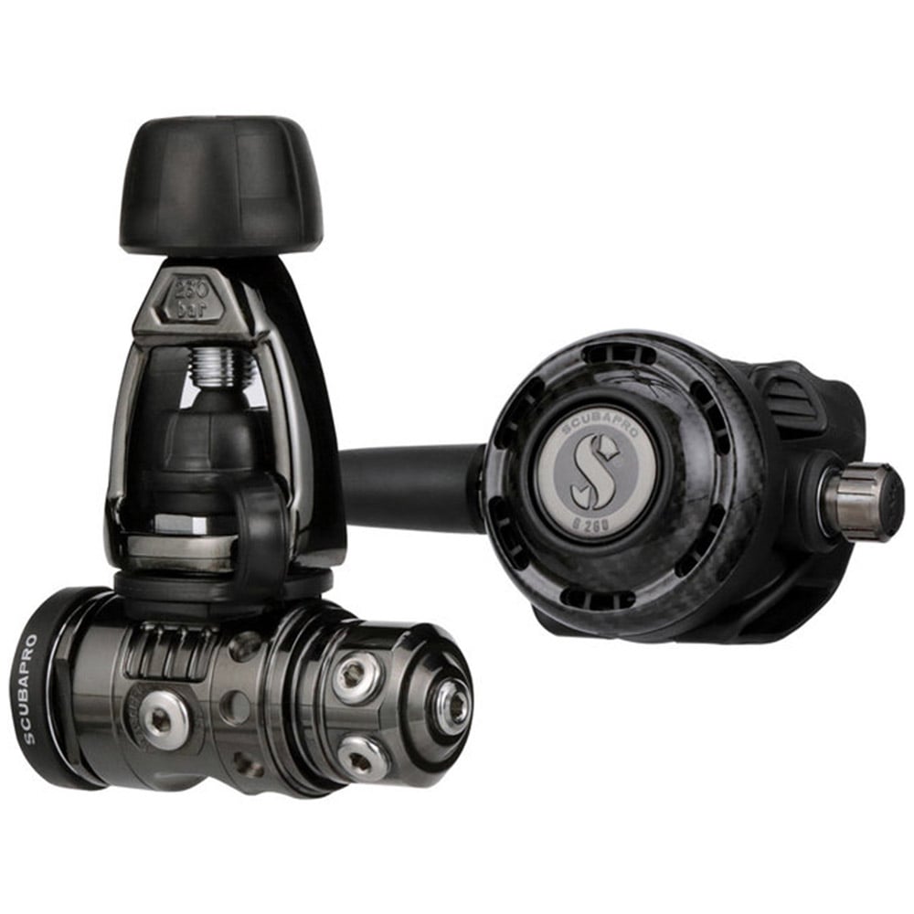 ScubaPro MK19 EVO Black Tech/G260 Carbon Black Tech Regulator (Yoke)