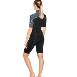 BARE Elate 2mm Shorty Wetsuit (Women’s) Back Thumbnail}