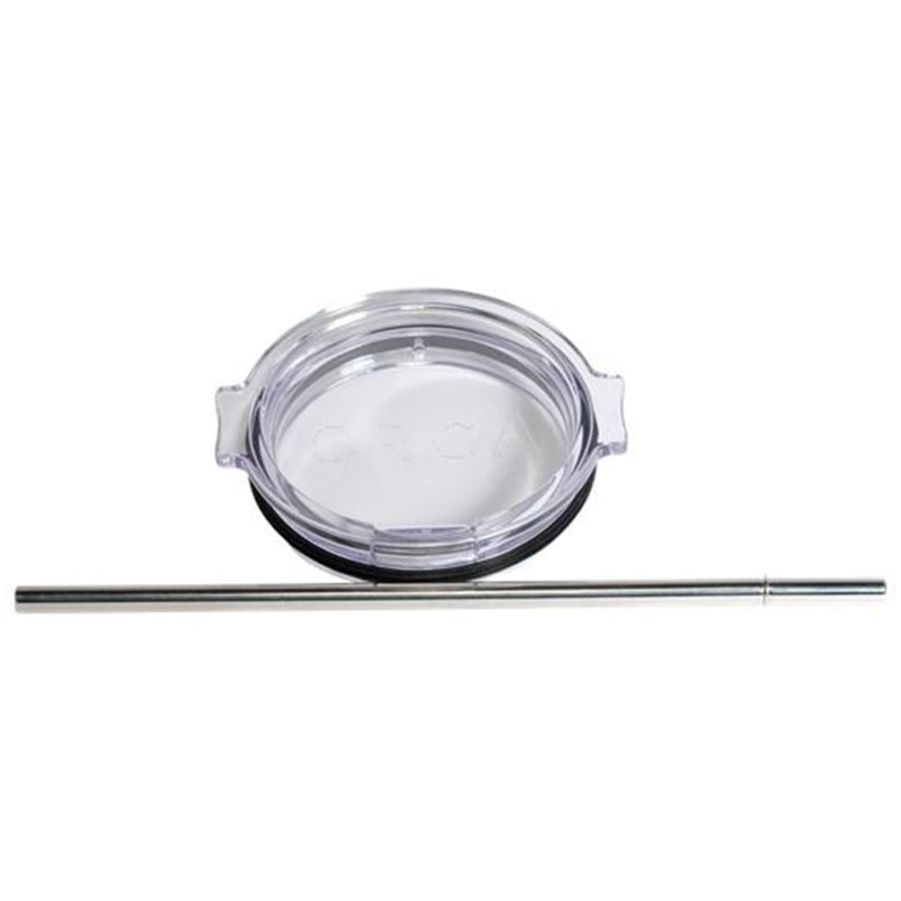 ORCA Classic Chaser Lid with Stainless Steel Straw