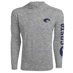 Costa Hooded Technical Long Sleeve Performance Shirt Thumbnail}