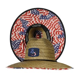Hook & Tackle Lifeguard Straw Hat - American Thumbnail}