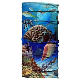 Born of Water Neck Gaiter Alternate View - Caribbean Dream Thumbnail}