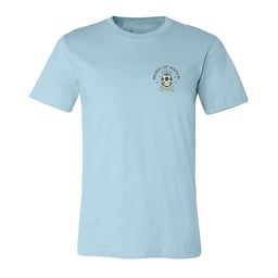Born of Water Hold Fast T-Shirt Front - Light Blue Thumbnail}