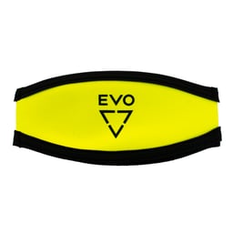 EVO Neoprene Two Color Mask Strap Cover -Yellow Thumbnail}