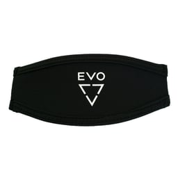 EVO Neoprene Two Color Mask Strap Cover - Black Thumbnail}