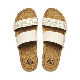 REEF Cushion Vista Hi Sandal (Women's) Both - Vintage White Thumbnail}