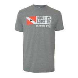 Amphibious Outfitters Dove it. Love it. T-Shirt - Graphite Heather Thumbnail}