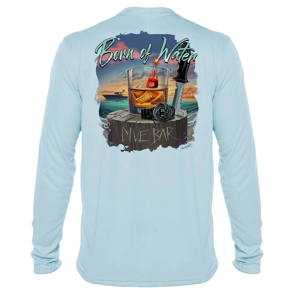 Born of Water Dive Bar Scuba Long Sleeve Performance Shirt