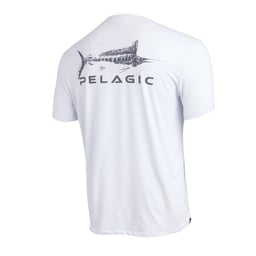 Pelagic Stratos Gyotaku Marlin Short Sleeve Shirt (Men's) Thumbnail}