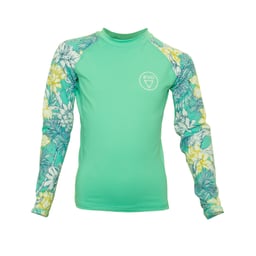 EVO Napali Long Sleeve Performance Rashguard Mint Front Thumbnail}