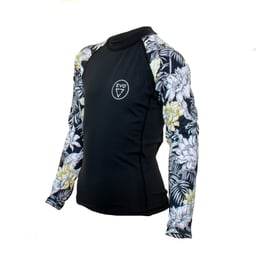 EVO Napali Long Sleeve Performance Rashguard  Black 3/4 Thumbnail}