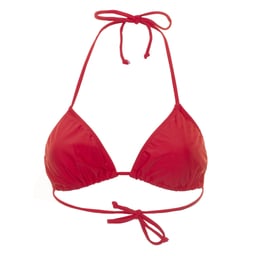 Jelly Swimwear Triangle Bikini Top Red Thumbnail}
