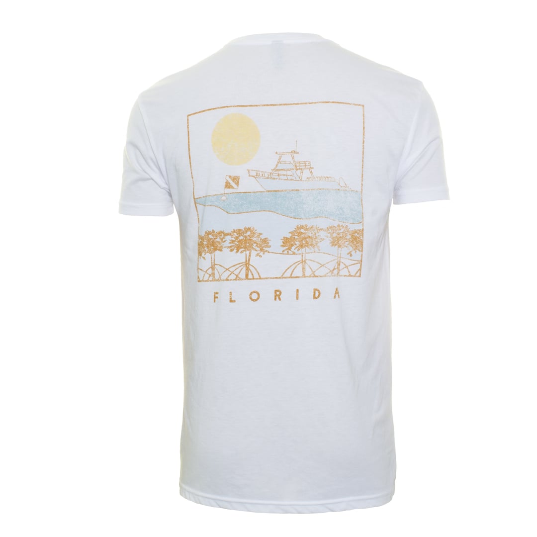 Exit H2O Warren Boat Florida Short Sleeve T-Shirt