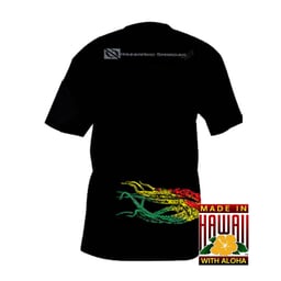 Hammerhead Next Level Premium Tako Rasta Short Sleeve T-Shirt - Back Thumbnail}