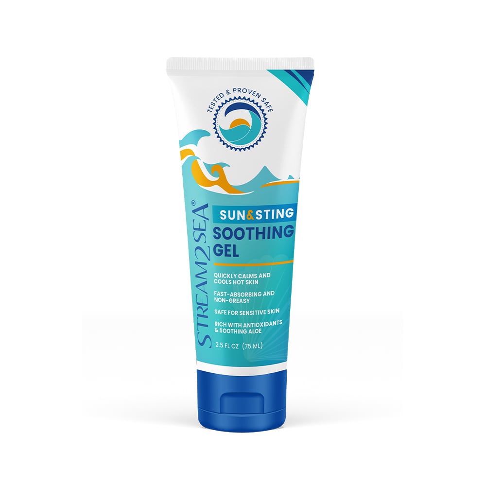Stream2Sea Sun & Sting Soothing Gel,  2.5oz Travel size