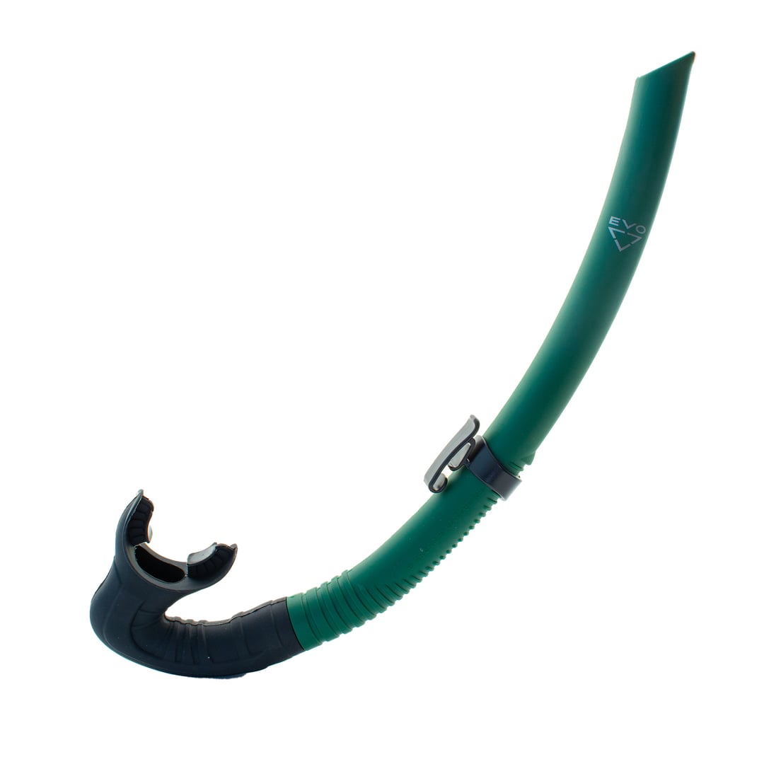 EVO Stealth Freediving Snorkel - Green