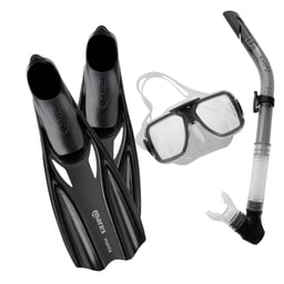 EVO Drift Mask, Evo Drift Semi-Dry Snorkel, and Mares Manta Fins Bundle Thumbnail}