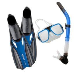 EVO Drift Mask, Evo Drift Semi-Dry Snorkel, and Mares Manta Fins Bundle Thumbnail}