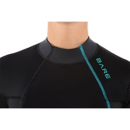 BARE Exowear Dive Top, 2mm (Women's) - Neck Detail Thumbnail}