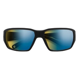 Matte Black Frames with Yellow/Blue Mirror Glass Lens Thumbnail}