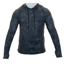 Kraken Rashguard Hoodie (Men's)- Black Thumbnail}