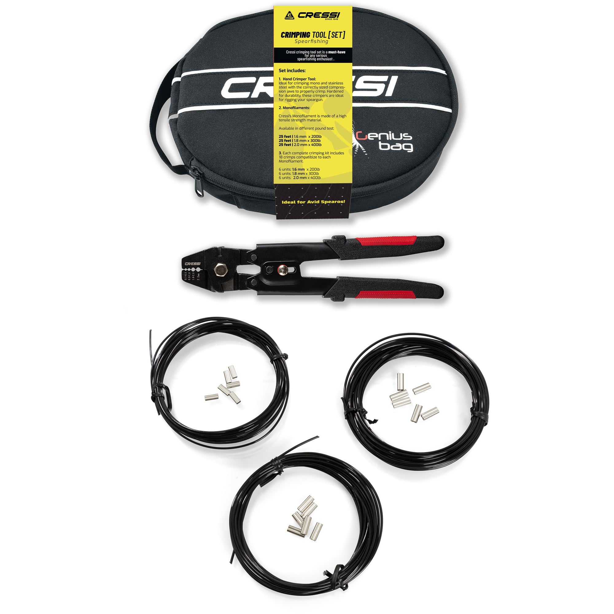 Cressi Crimping Tool Set for Spearguns